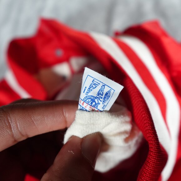 Vintage Swingster Rampaging Trilobites Bomber Jacket Mens S Dinosaurs TV Show - Picture 9 of 13